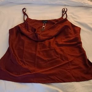 Cranberry Low front blouse